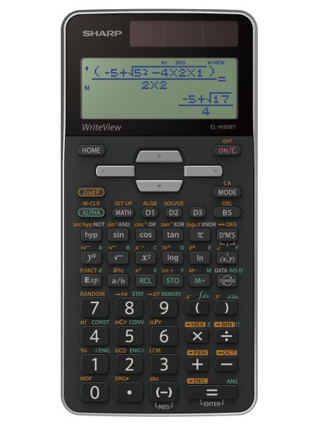 CALCULATRICE SHARP EL-W506T-GY