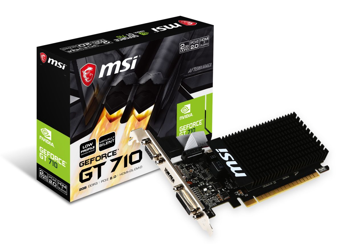 CARTE GRAPHIQUE 2Go GEFORCE GT710 MSI — photo 2