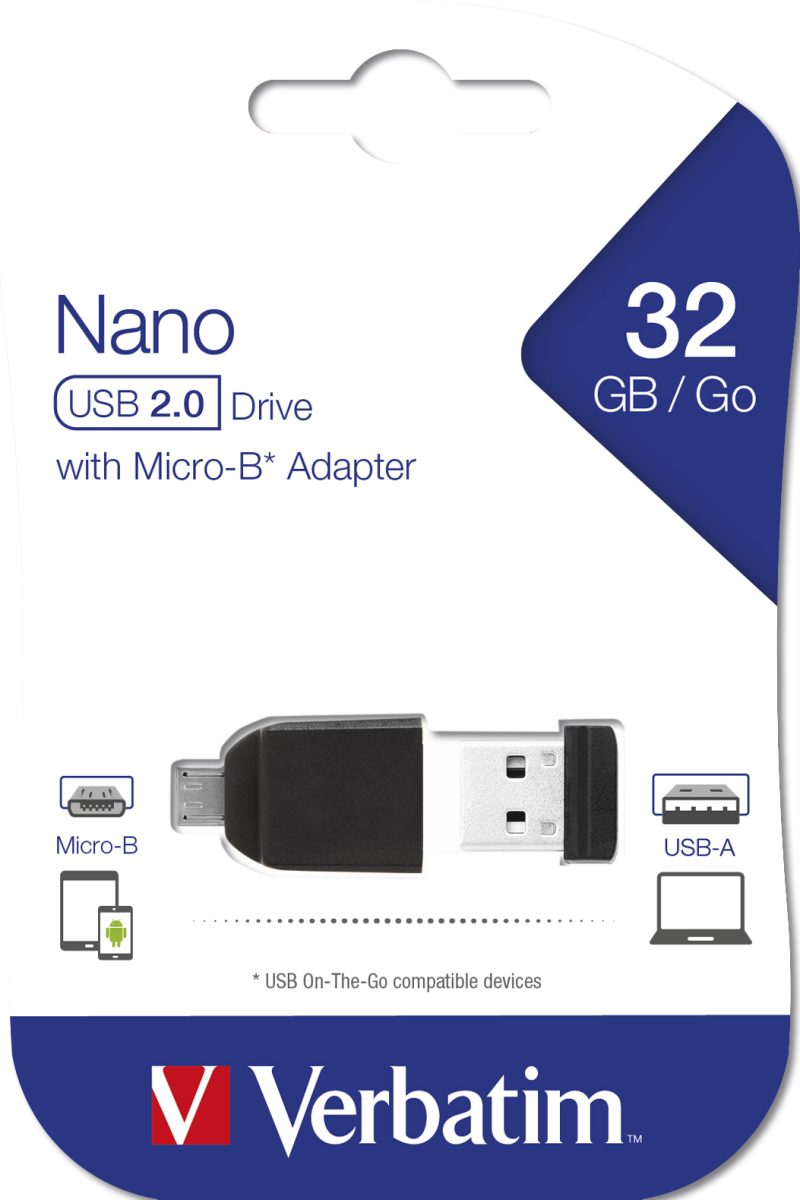 Cle Usb 32Go Verbatim OTG 2.0 Plastique — photo 7