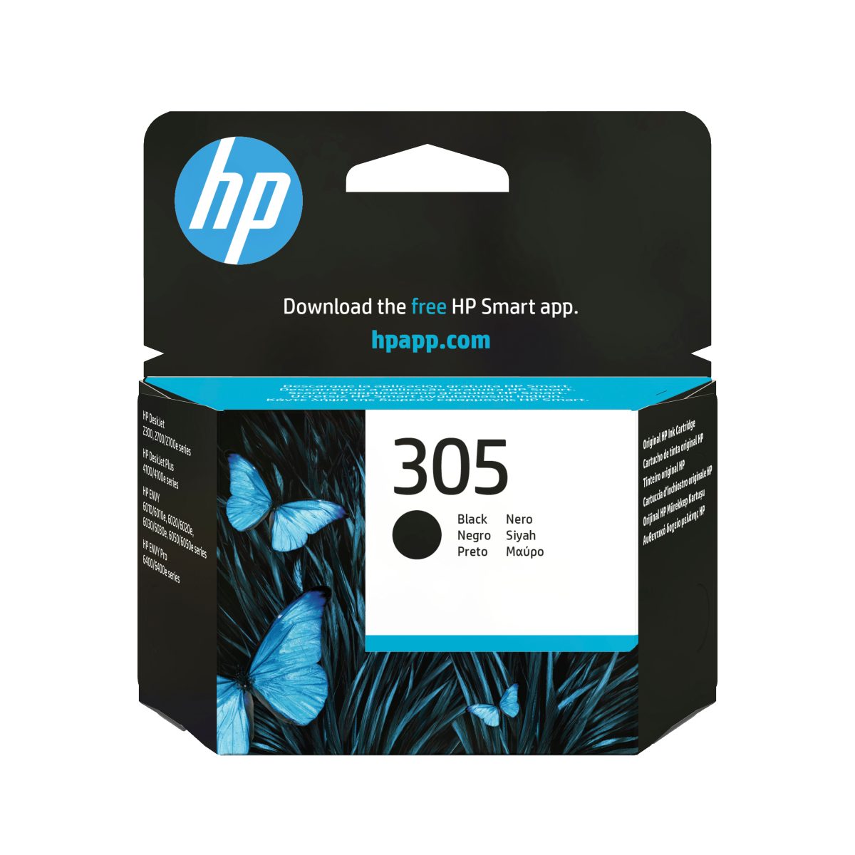 Cartouche d'encre HP d'origine 305 Noir (3YM61AE)
