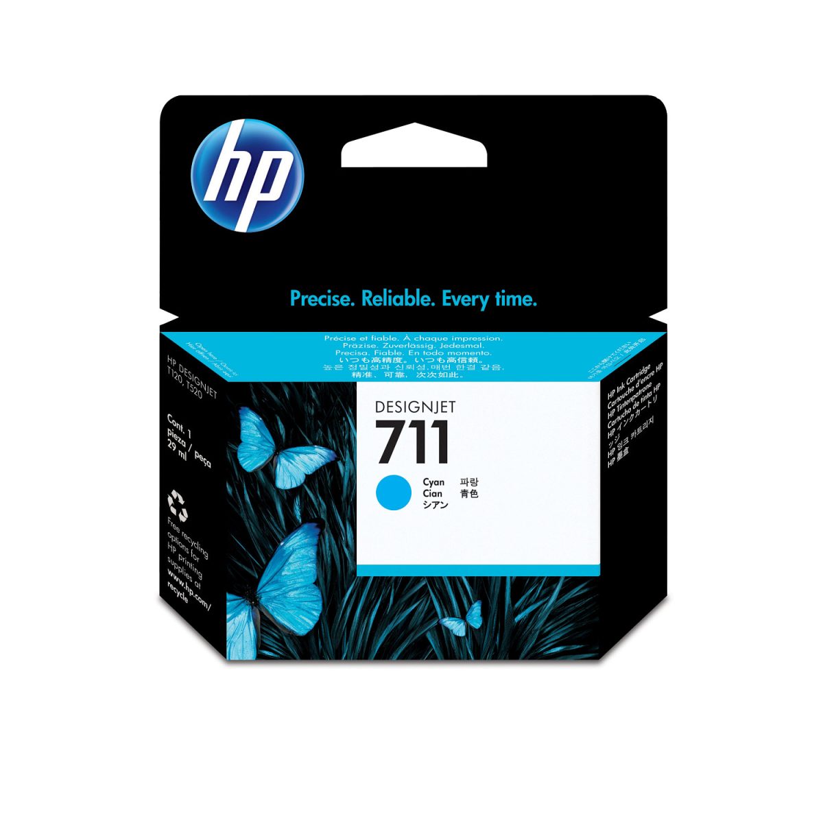 Cartouche HP 711 Cyan CZ130A — photo 2