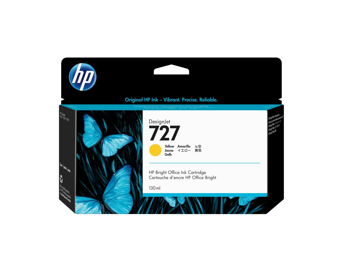 Cartouche HP 727 Yellow - B3P21A
