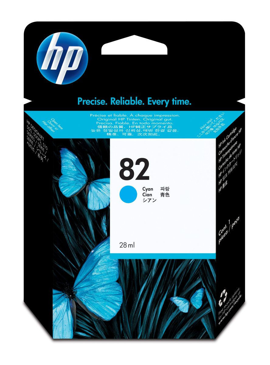 Cartouche HP 82 Cyan C4911A