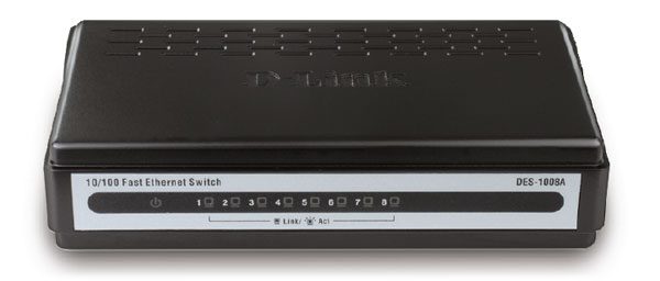 Switch D-Link 8 Ports 10/100MBPS - DES-1008A
