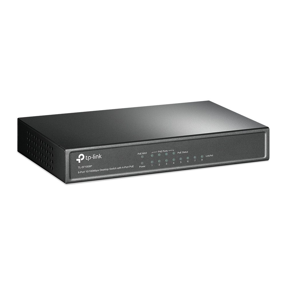 Switch Tp-Link 8 Ports "8-Ports 10/100 + 4-Ports POE TL-SF1008P — photo 2