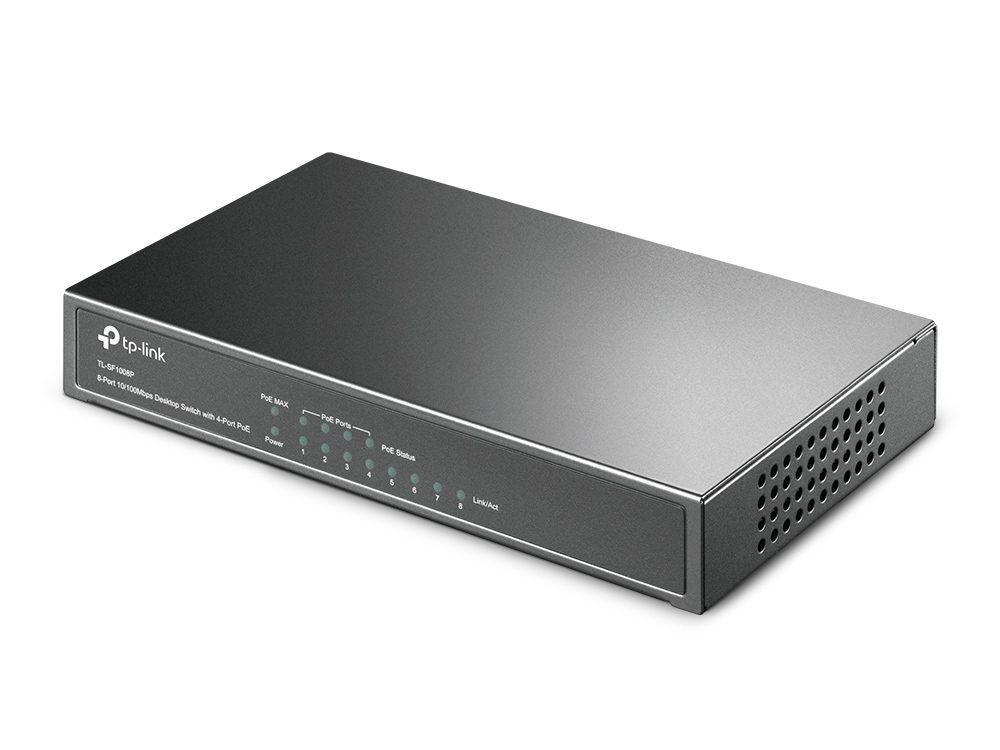Switch Tp-Link 8 Ports "8-Ports 10/100 + 4-Ports POE TL-SF1008P — photo 3