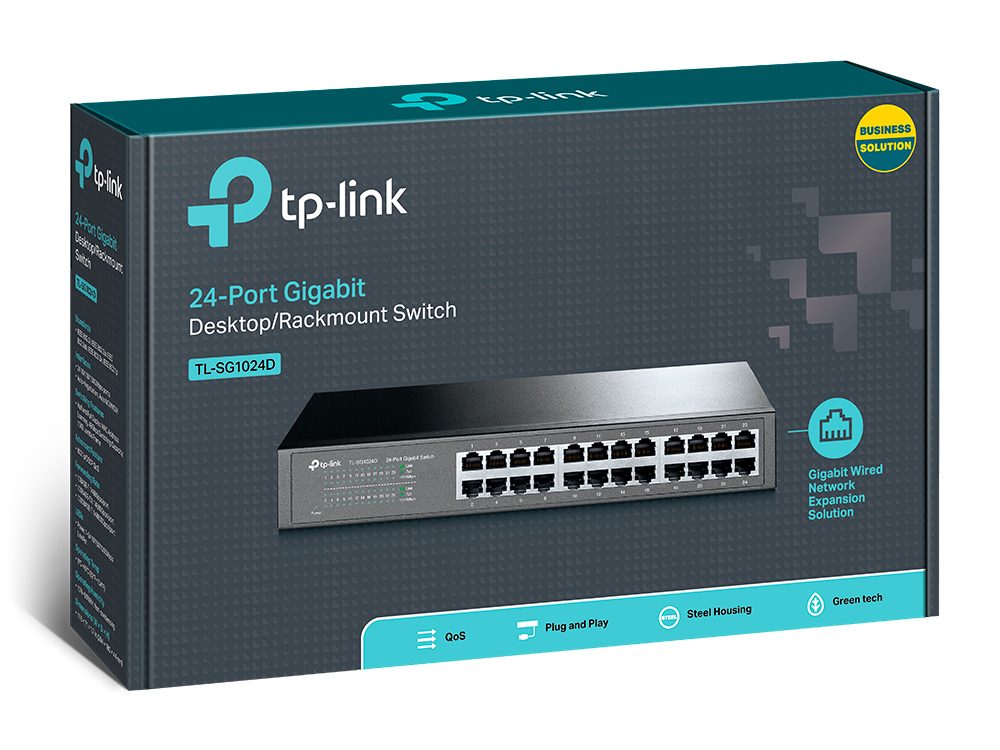 Switch Tp-Link 24P GIGABIT TL-SG1024D Rackable — photo 4
