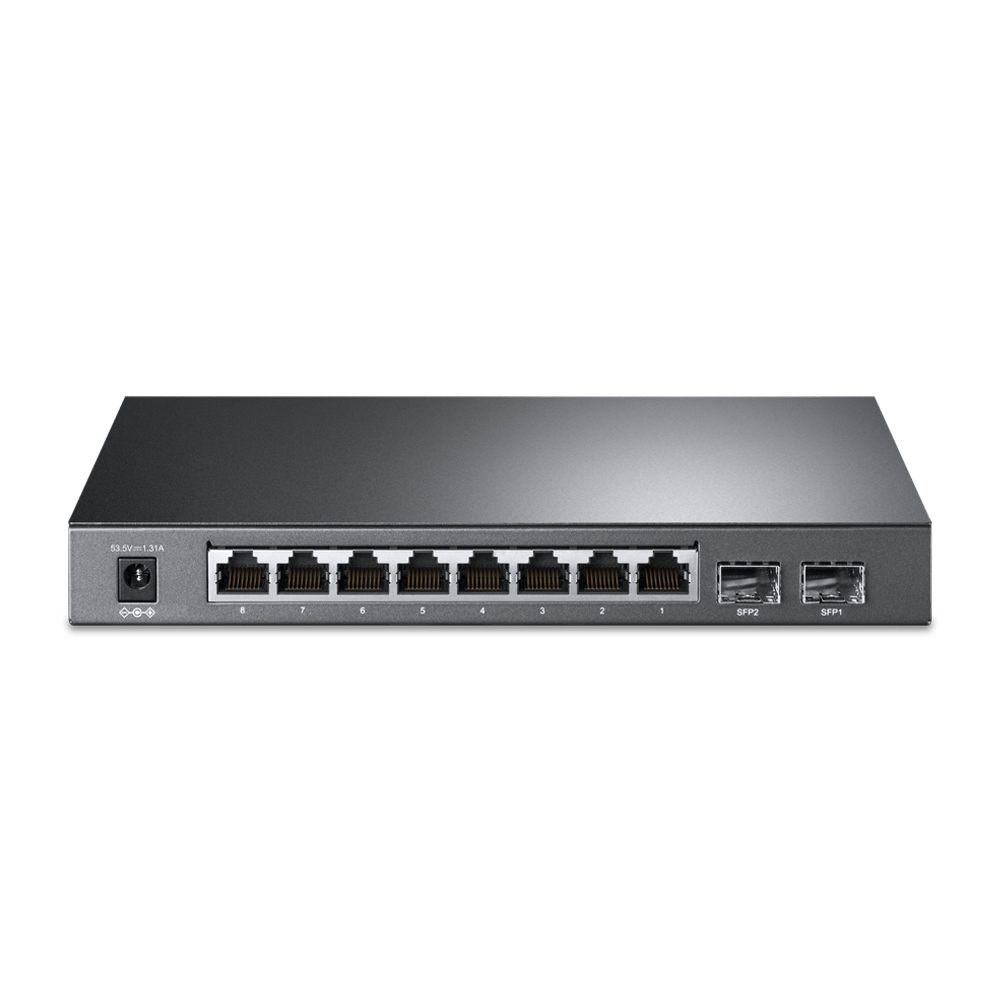 Switch Tp-Link 8 PORTS SMART GIGABIT POE 2 SFP TL-SG2210P — photo 3