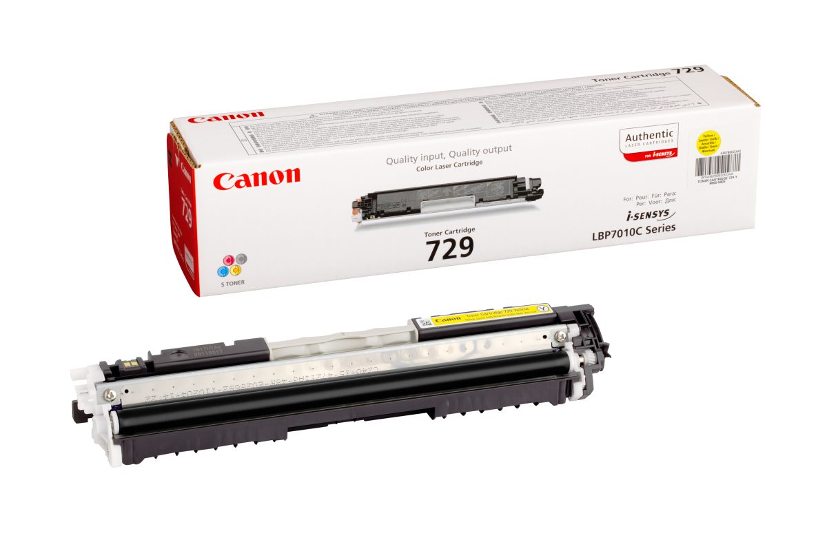 Toner Canon 729 Yellow Original — photo 2