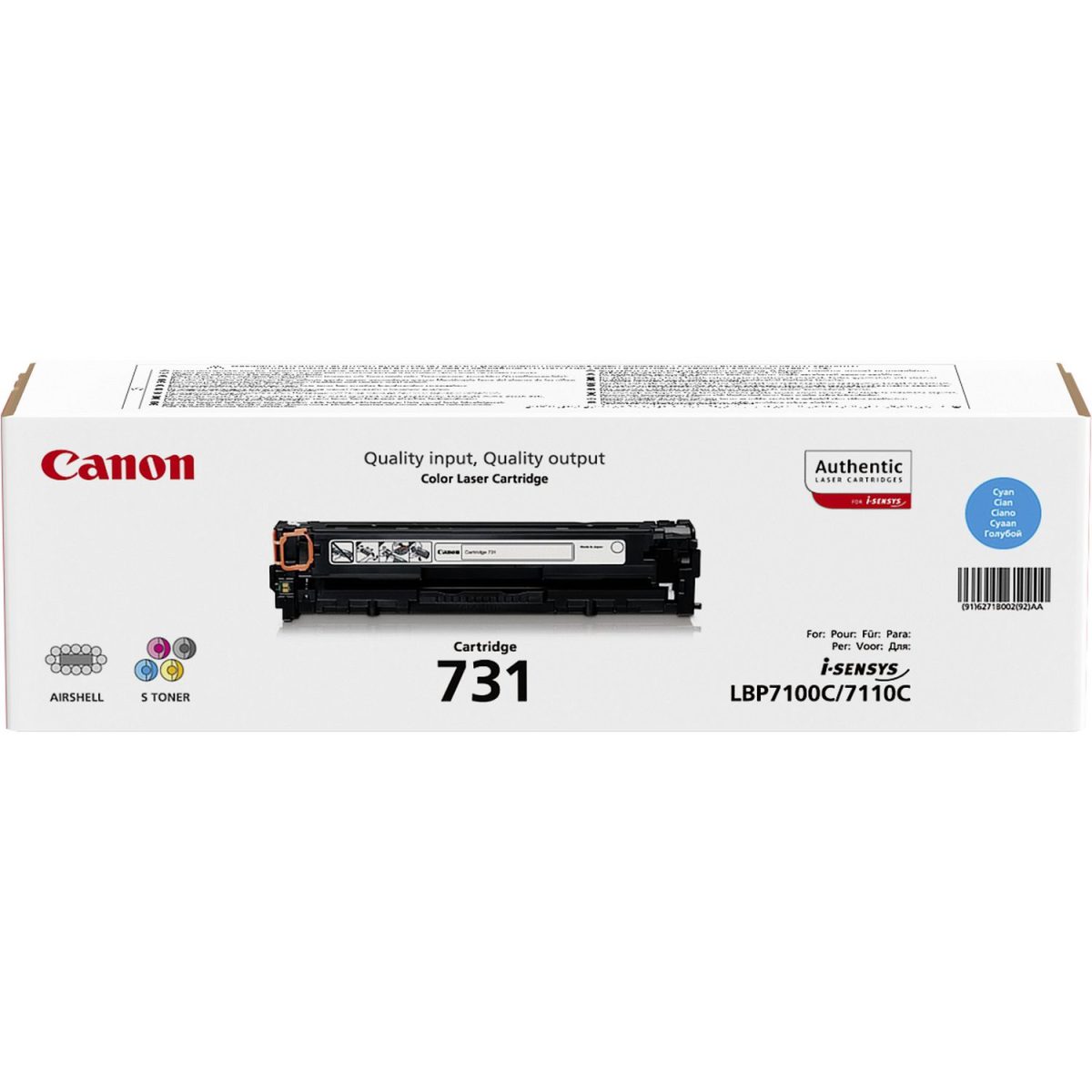 Toner Canon 731 Cyan Original — photo 2