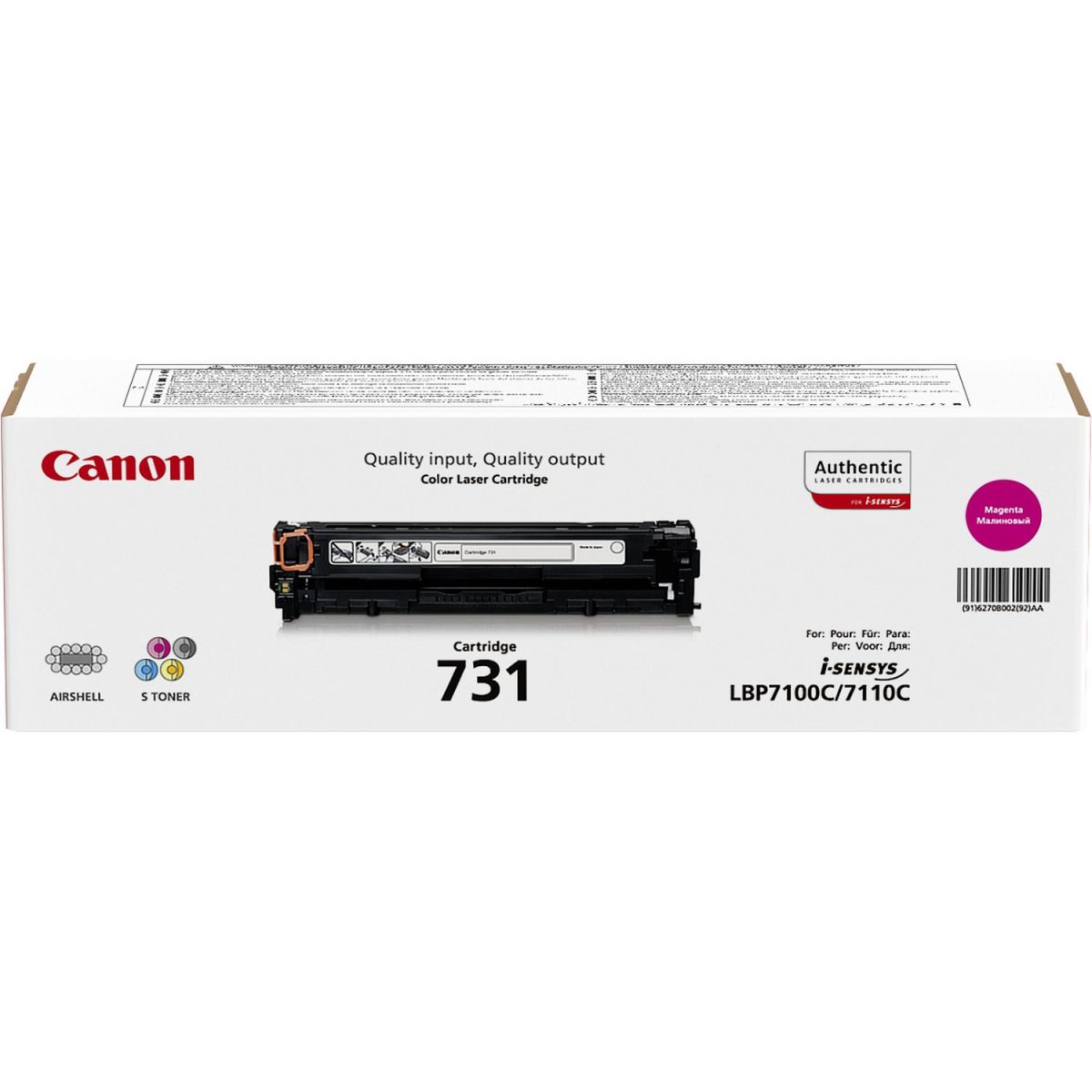Toner Canon 731 Magenta Original — photo 2