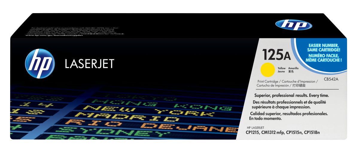 Toner HP/CAN CB542A Yellow Adaptable Eurotoner