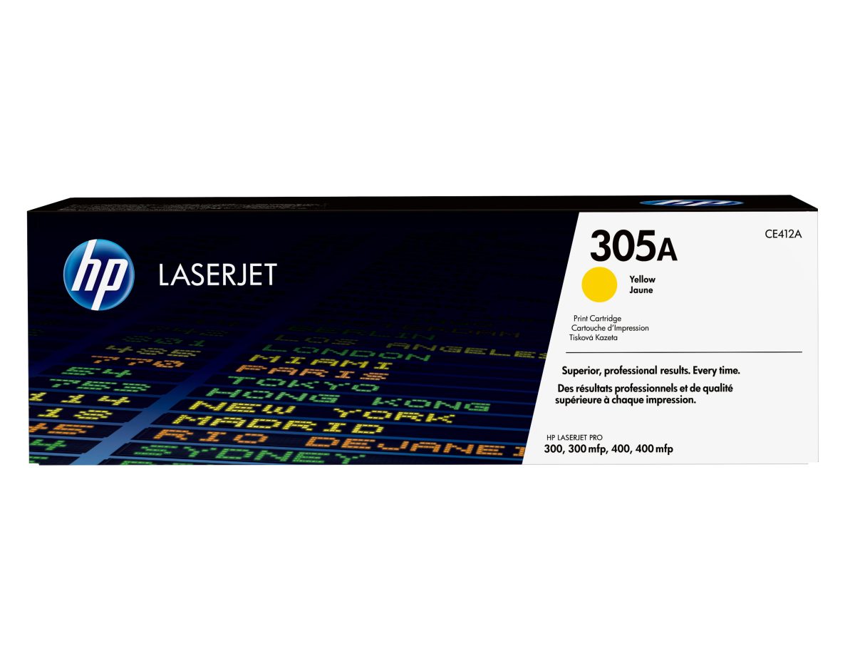 Toner CE412A Yellow Adaptable Eurotoner