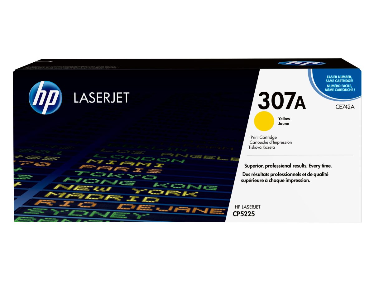 Toner HP 307A CE742A Yellow Adaptable Word