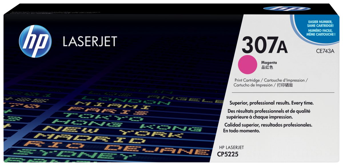 Toner HP 307A CE743A Magenta Adaptable Word — photo 2