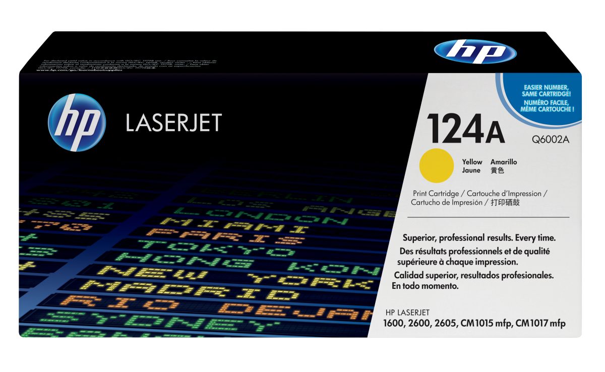 Toner HP 124A Yellow Q6002A Original