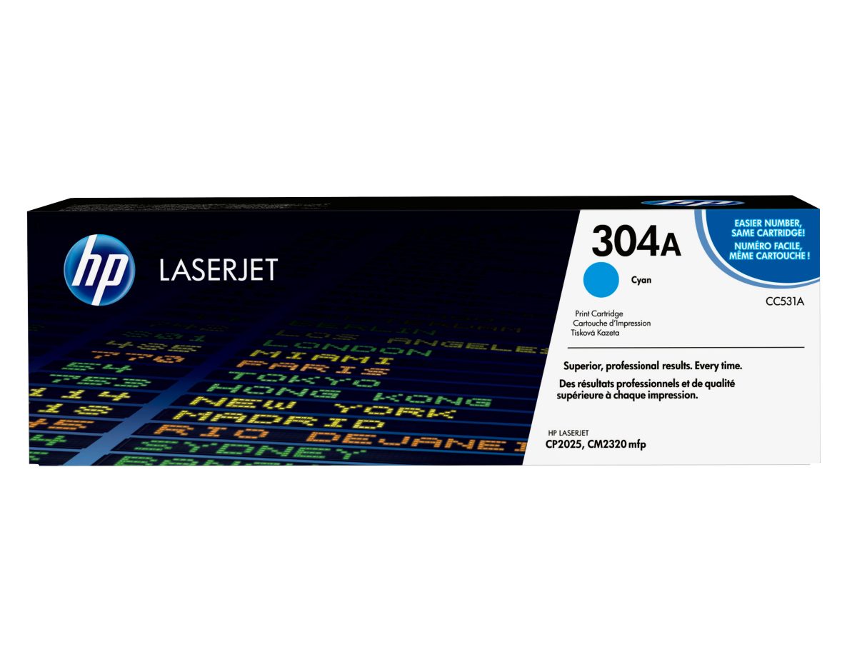 Toner HP 304A Cyan CC531A Original