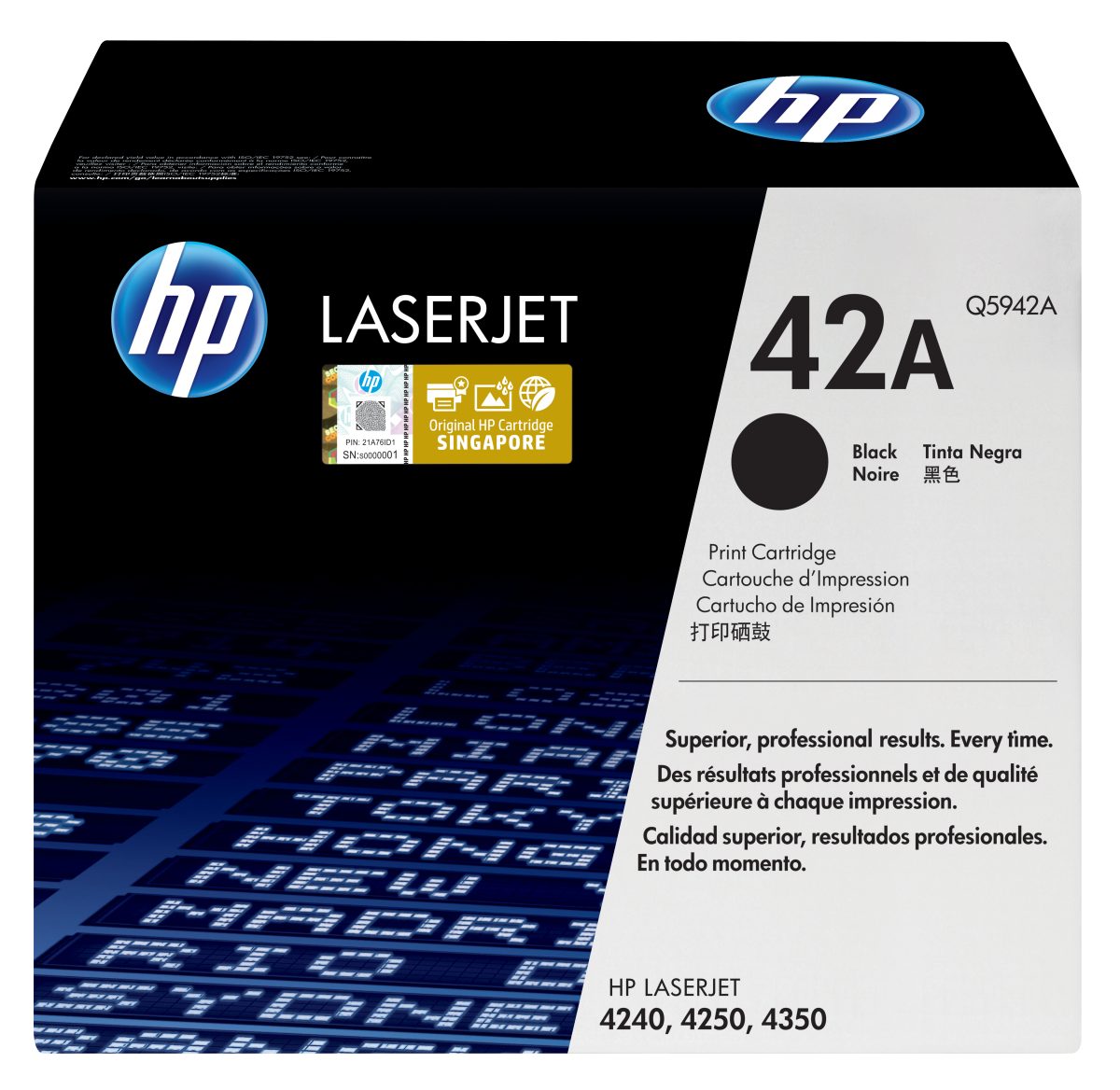Toner HP 42A Black Q5942A Original
