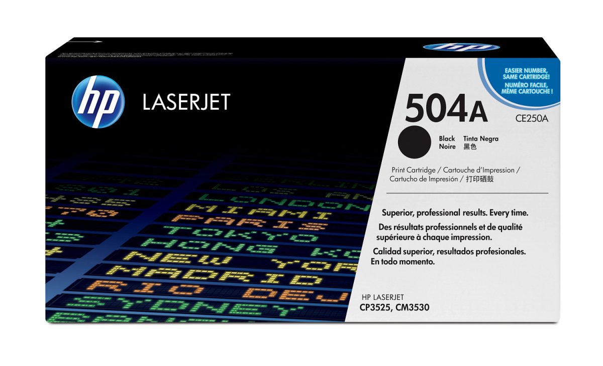 Toner HP 504A Black CE250A Original