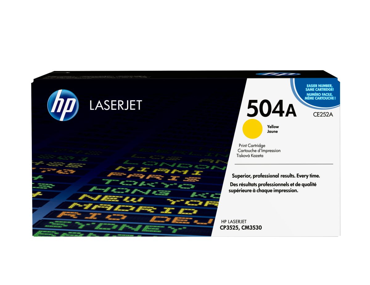 Toner HP 504A Yellow CE252A Original