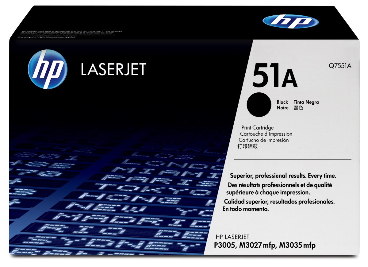 Toner HP 51A Black Q7551A Original