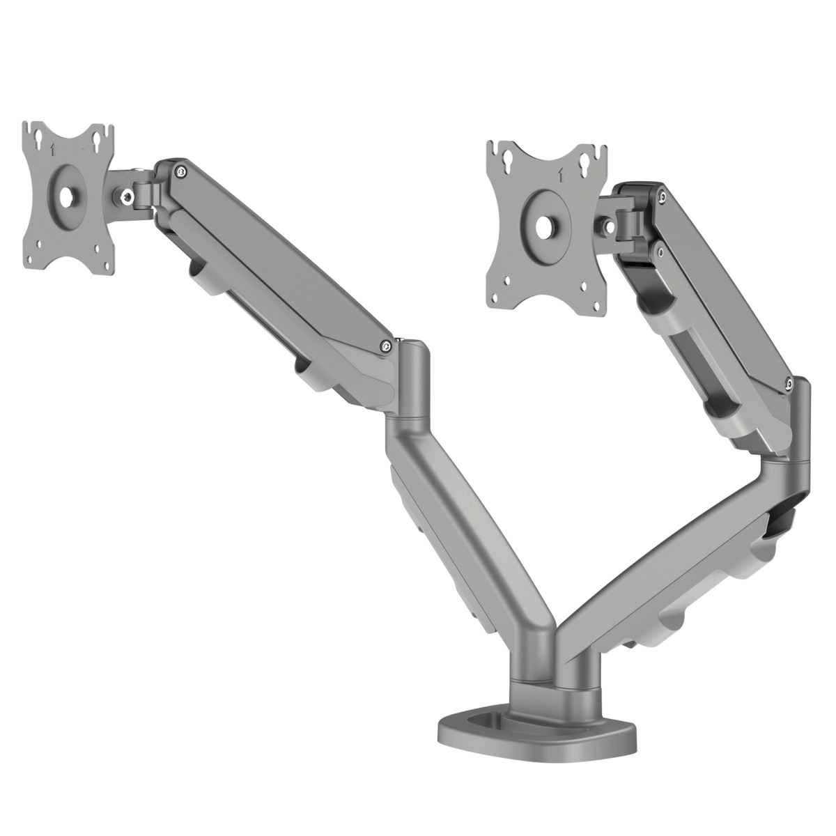 Support Double Ecran Bras porte Fellowes Argent (9683301) — photo 2