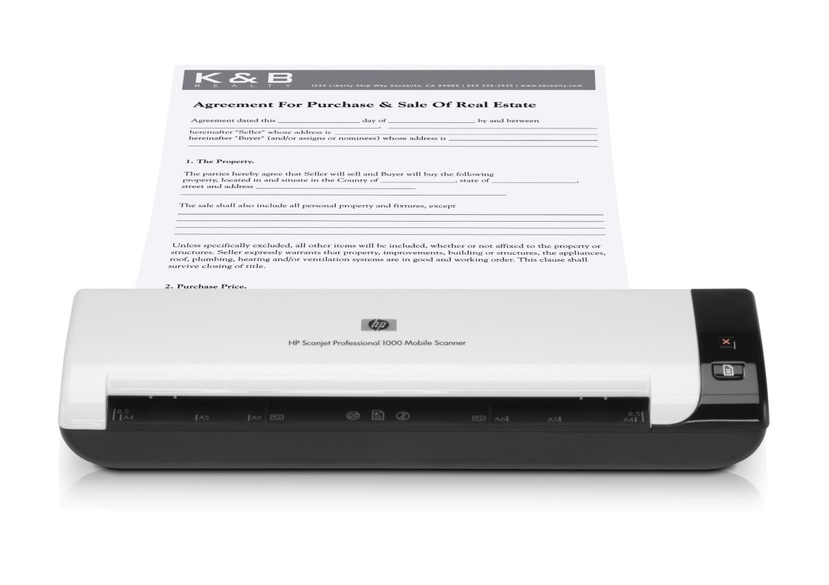 Scanner mobile HP Scanjet Professional 1000 (L2722A) — photo 2