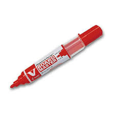 MARQUEUR TABLEAU RECHARGABLE ROUGE