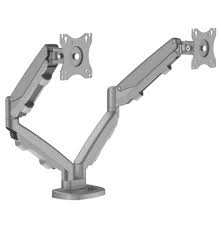 Support Double Ecran Bras porte Fellowes Argent (9683301) 
