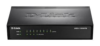 Switch D-Link 8-Port 10/100 + 4 Ports PoE DES-1008P