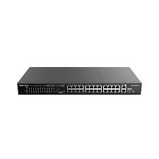 Switch Ruijie 26 Ports "24 Ports 10/100 Mbps + 2 Ports Gigabit" RG-ES126S-LP