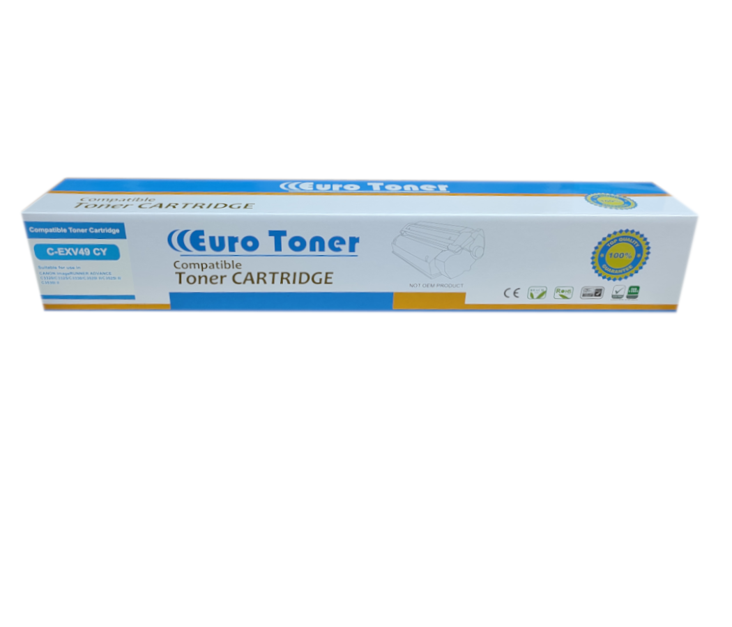 Toner Canon CEXV49 Cyan Adaptable Eurotoner