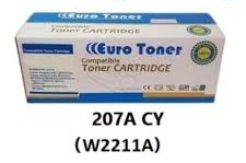 Toner HP 207A W2211A/W2111A Cyan Avec Puce Adaptable Eurotoner