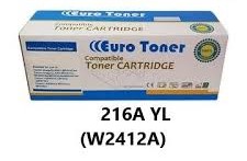 Toner HP 216A W2412A Yellow Sans puce Adaptable Eurotoner